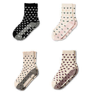 Calcetines de Pilates Personalizados con Diseño de Puntos Básicos, Puño con Volantes, Antideslizantes, Tejidos, para Yoga, Estudio, y Uso Diario - Product Image 2