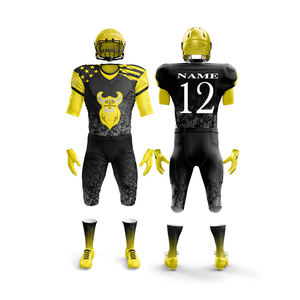 Nuevo Conjunto de Uniforme de Fútbol Americano, Jersey de Manga Corta, Transpirable, de Secado Rápido, Impreso de Alta Calidad, Personalizable - Product Image 3