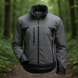 Veste Softshell pour Homme Elysee Collection BETA Taille L Couleur Gris/Noir - Product Image 3