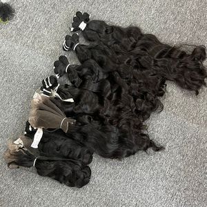 100% cheveux vierges bruts cheveux ondulés vietnamiens, extension de cheveux humains pour femmes noires - Product Image 4