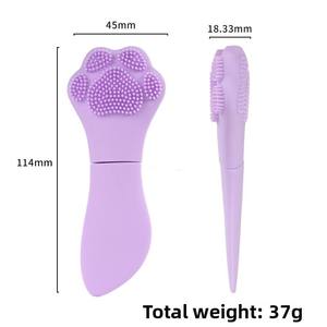 ISSILI ที่ขูดสิวแบบซิลิโคนสองด้าน น้ำหนัก 37 กรัม สำหรับทำความสะอาดรูขุมขนบนใบหน้า ไม่ทำร้ายผิว - Product Image 5