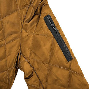 Custom Designed Lightweight <b>Quilted</b> Men's Bomber Jacket with Casual Stand Collar - Product Image 4