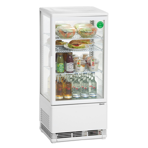 Mini White 78L Refrigerated <b>Display</b> <b>Case</b> a Convenient Product Category for Freezers & Fridges - Product Image 1