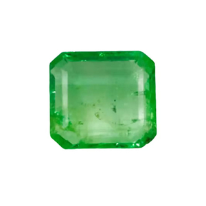 Exquisite Natural <b>Green</b> Emerald Octagon Faceted Precious Gemstone Sourced Direct from India for Fine <b>Jewellery</b> Decorating - Product Image 1
