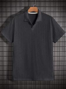 Nouveau T-shirt Polo Homme Premium à Manches Courtes Rayé Style Streetwear - Product Image 3