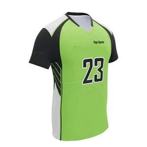 Custom Design & Logo Unisex <b>Volleyball</b> Jersey 100% Polyester Breathable Quick Dry OEM Service for Wholesale - Product Image 5