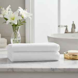 Serviette de bain d'hôtel en coton turc 100% en gros, 70x140cm, 450 GSM, super absorbante, douce, fabriquée en Turquie, qualité supérieure OEM - Product Image 3