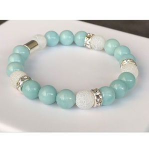 Chunky Résine Perlée Bracelet Rétro Mode Bijoux Tendance - Product Image 5