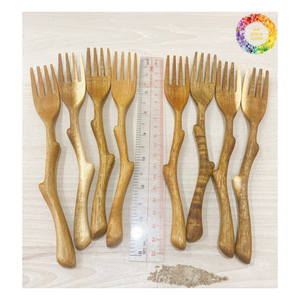 Juego de cucharas de madera de acacia, cuchillo tenedor desechable, cuchara de madera de abedul, cucharas de madera, juego de utensilios de cocina para el hogar, herramientas de cocina de 99GD - Product Image 1