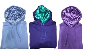 Sudadera Corta de Satén de Alta Calidad para Mujer, 100% Algodón/Satén, Ecológica y Ligera - Product Image 5