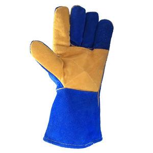 NEW Arrival Construction Gants de soudage en cuir industriel Gun Palm Truck Safety CowHide Split Garden For Men Leather Glove - Product Image 5