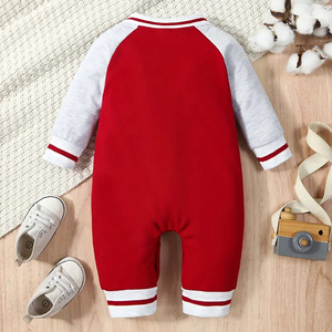 Talla única de manga larga para bebés y niños con patrón de letras para bebés y cómodos para niños y niñas en otoño e invierno - Product Image 2