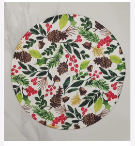 Mantel de Mesa de Lujo Tradicional Hecho a Mano, Antideslizante, con Diseño Floral de Hojas Jacquard, Lavable, para Banquetes de Boda, con Estampado de Panadería - Product Image 1