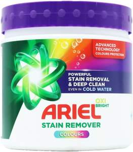 Ariel Quitamanchas en Polvo para Ropa de Color 500g – Potente Eliminador de Manchas para Pre-lavado y Lavado Directo en Tejidos de Color - Product Image 1