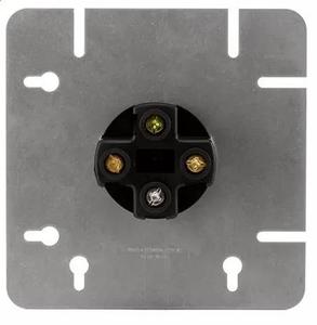 50Amp 125/250V 3 poli/4 fili presa gamma lama bianco montaggio <span class=keywords><strong>a</strong></span> <span class=keywords><strong>filo</strong></span> presa dispositivi <span class=keywords><strong>a</strong></span> lama dritta presa Nema - Product Image 3