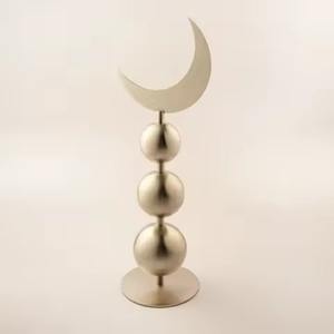 Vajilla con Diseño de Luna Nueva Plateada para Actividades Festivas, Decoración para Fiestas Familiares, Eid Mubarak y Ramadán - Product Image 1