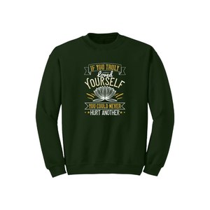 Sudadera de mezcla de algodón con temas de Buda Estampado Estilo informal 12 opciones de color 260-280 Colocación de diseño personalizable GSM pesado - Product Image 3