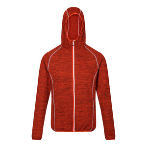 Sudaderas con cremallera de mezcla de algodón y poliéster de color rojizo para hombres a la venta sudaderas con capucha de ejercicio para hombres a precios baratos - Product Image 4