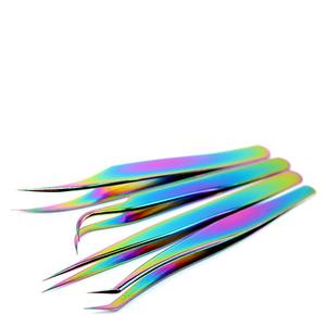 แหนบต่อขนตาสแตนเลสคุณภาพสูงสำหรับมืออาชีพ แหนบต่อขนตาปลายแหลม ปากีสถาน - Product Image 5