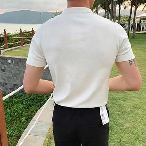 Polo informal de golf de verano para hombre, nuevo diseño de manga corta, solapa, ropa de negocios personalizada, moda fina de talla grande, transpirable - Product Image 5