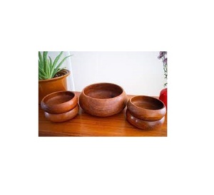 Bol en bois fait à la main avec service et mini bol en bois d'acacia pour taille personnalisée bol en bois le plus vendu - Product Image 6