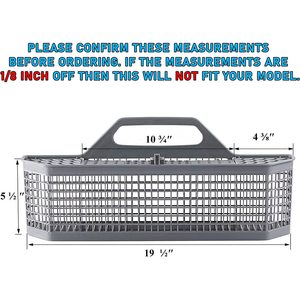 Cesta para Cubiertos WD28X10128, Repuesto para Lavavajillas Compatible con General Electric (GE) - Product Image 2