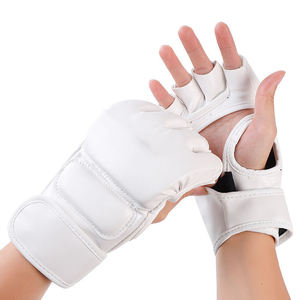 Production en usine demi-doigt à séchage rapide nitrile matériel gants de combat épaissi adulte boxe entraînement respirant - Product Image 3
