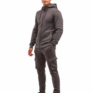 2025 venta al por mayor gimnasio Fitness sudadera y Jogger algodón polar hombres usan chándal buena calidad hombres usan chándal - Product Image 1