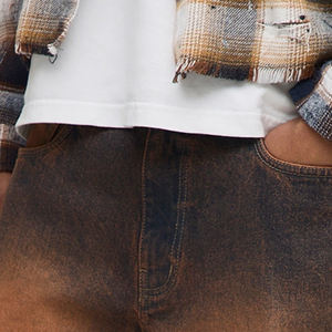 Shorts Vaqueros Teñidos para Hombre, Versátiles, Casuales, con Estilo Elegante, Diseño Clásico, Ropa Casual, Ajuste Cómodo y Diseño Transpirable 2026 - Product Image 5