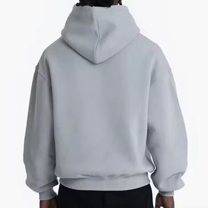 เสื้อฮู้ดผ้าฝ้าย100% สำหรับผู้ชายผ้าคอตตอนไซส์สบายทำโลโก้ได้ตามต้องการ - Product Image 6