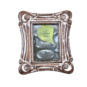 Cadre photo en bois dur brun antique 8x10 pouces - Marque SURINDRA de haute qualité pour des cadeaux élégants - Product Image 1