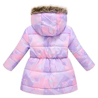 Veste matelassée unisexe personnalisée pour enfants, à double boutonnage, imperméable, respirante, avec doublure en coton durable
