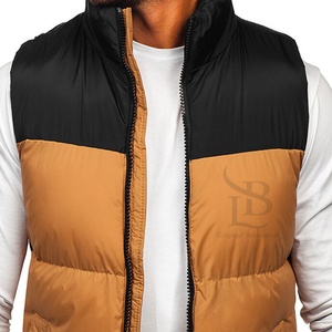 2025 chaleco calefactable de invierno sin mangas con logotipo personalizado Popular chaleco acolchado de nailon capucha transpirable servicio OEM chaquetas de nailon para exteriores - Product Image 3