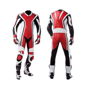 Combinaison de course en cuir de vachette véritable pour moto, imperméable et coupe-vent, protection anti-UV, séchage rapide, grande taille pour adultes - Product Image 2