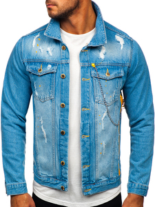 Chaqueta Vaquera Personalizada de Alta Calidad, Abrigo de Mezclilla de Algodón, Ropa Exterior de Moda para Hombre y Mujer, Proveedor Mayorista - Product Image 3