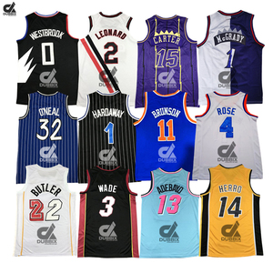 Maillots de basket-ball cousus pour hommes de haute qualité, vente en gros, style classique de joueur, 2024 - Product Image 4
