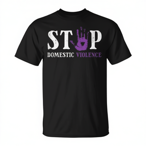 Camiseta de apoyo para la concienciación sobre la violencia doméstica, para hombres, mujeres y niños - Product Image 3