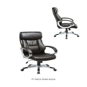 เก้าอี้สำนักงานตาข่ายสีดำเก้าอี้ผู้บริหารเก้าอี้หมุนได้รองรับเอวที่พักแขนพีวีซีปรับด้วยมือดีไซน์ทันสมัย - Product Image 1