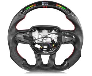 NOUVEAU Volant en fibre de carbone FAV avec éclairage LED forgé pour berlines performantes et voitures de sport - Product Image 1