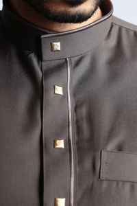 ชุดโธบผู้ชายขายดี เสื้อผ้ามุสลิมผู้ชาย โธบดูไบ แขนยาว ชุดอิสลามผู้ชาย ชุดโธบอาหรับ - Product Image 3