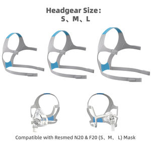 Courroie de <span class=keywords><strong>masque</strong></span> CPAP compatible avec <span class=keywords><strong>Resmed</strong></span> <span class=keywords><strong>AirFit</strong></span> <span class=keywords><strong>N20</strong></span> F20 F30 F10 N10 Airtouch <span class=keywords><strong>N20</strong></span> F20 F30 F10 N10 - Product Image 2