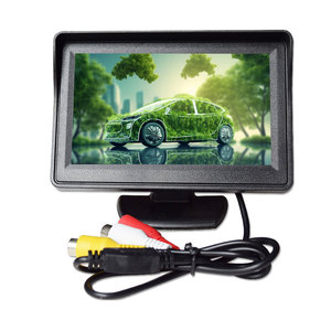 Moniteur de rétroviseur de voiture LCD TFT couleur 4,<span class=keywords><strong>3</strong></span> pouces de haute qualité avec livraison rapide, écran 16:9 pour caméra <span class=keywords><strong>DVD</strong></span> VCR DC 12V - Product Image 1