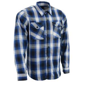 Camisa informal de franela de algodón para hombre hecha a medida de calidad superior, color que nunca se desvanece para la mejor experiencia de conducción en motocicleta - Product Image 3