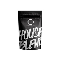 Pochette debout refermable avec logo personnalisé sac à fermeture éclair sac d'emballage zip-lock pour aliments snack noix fruits secs café