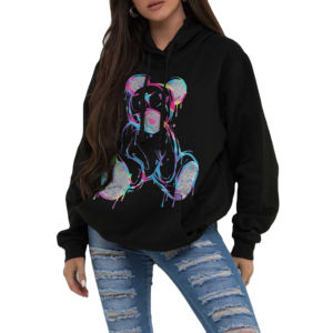 Custom <b>Sublimation</b> Printing Logo Casual Plain Blank Soft Loose Unisex Solid Cotton Fleece French Terry Women Oversized <b>Hoodie</b> - Product Image 1