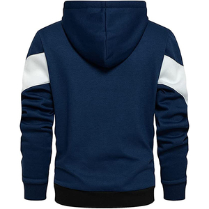 เสื้อสเวตเตอร์แขนยาวของผู้ชายเสื้อสเวตเตอร์พิมพ์ลายแนวสตรีทเสื้อมีฮู้ดแบบรูดซิปแบบปรับแต่งได้ - Product Image 4