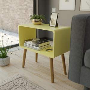 Mesita de noche, librería, mesa duradera y confiable para el espacio de la sala de estar con uso, el mejor material de madera disponible para sus muebles - Product Image 5