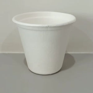 Tazas de helado, cuenco de bagazo biodegradable desechable, patrón circular para ensalada, fruta, Sushi, azúcar, pan, verduras, leche - Product Image 1