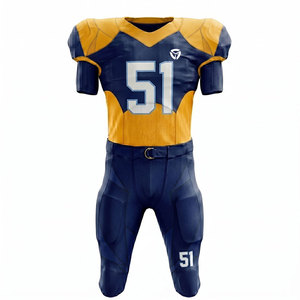 Uniforme moderno de fútbol americano, tela de alta calidad diseñada para un uso duradero en sesiones de entrenamiento y partidos. - Product Image 1