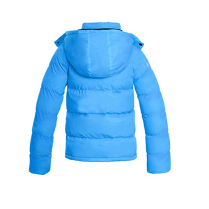 Wholesale Rate Puffer Jackets Cold Winter High Neck Adjustable Memory Fabric Long Sleeves Front <b>Zip</b> <b>Fastening</b> Breathable Jacket - Product Image 2